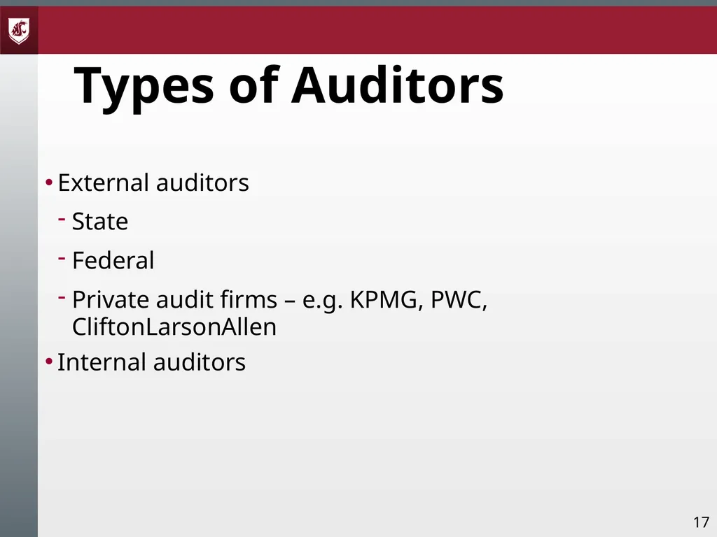Award Administration Part Three: Audits and Audit - slide 17 of 79