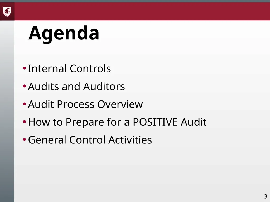 Award Administration Part Three: Audits and Audit - slide 3 of 79