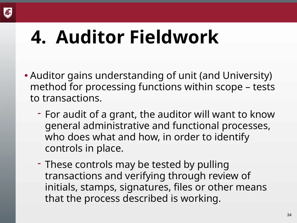 Award Administration Part Three: Audits and Audit - slide 34 of 79