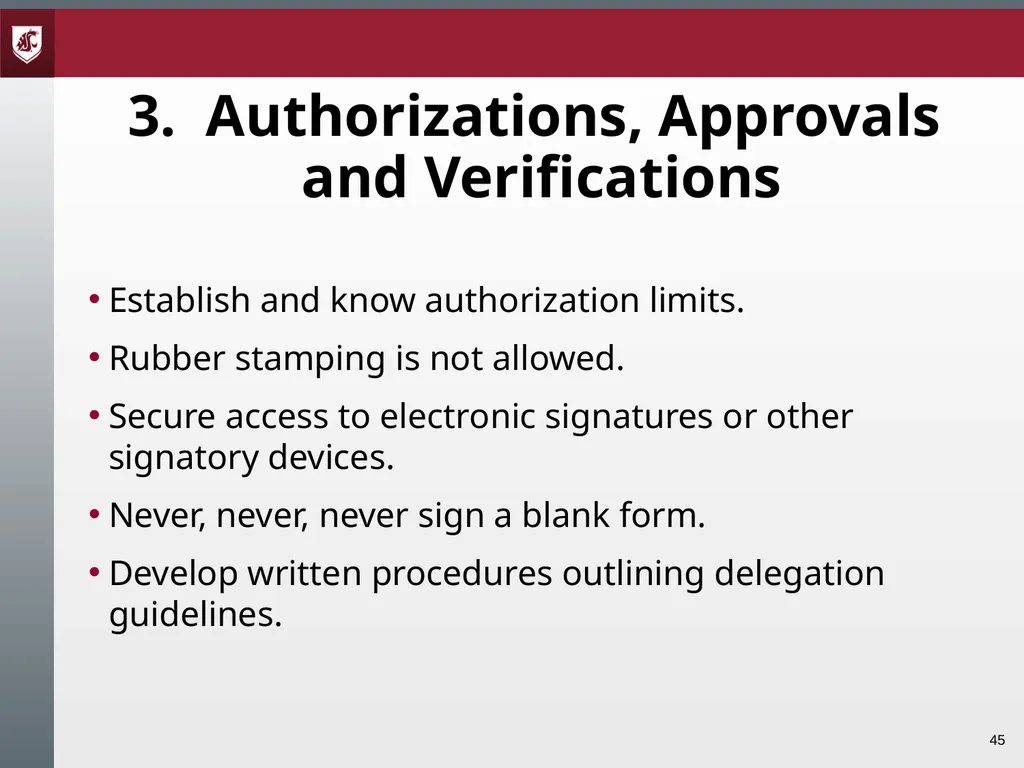 Award Administration Part Three: Audits and Audit - slide 45 of 79
