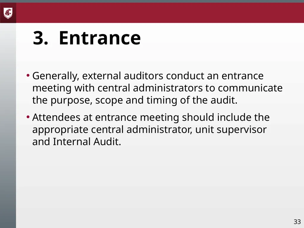 Award Administration Part Three: Audits and Audit - slide 33 of 79