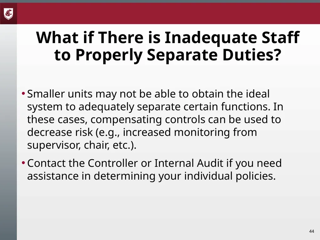 Award Administration Part Three: Audits and Audit - slide 44 of 79