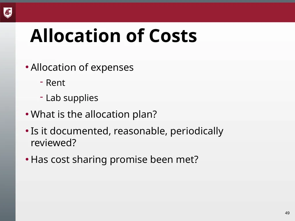 Award Administration Part Three: Audits and Audit - slide 49 of 79