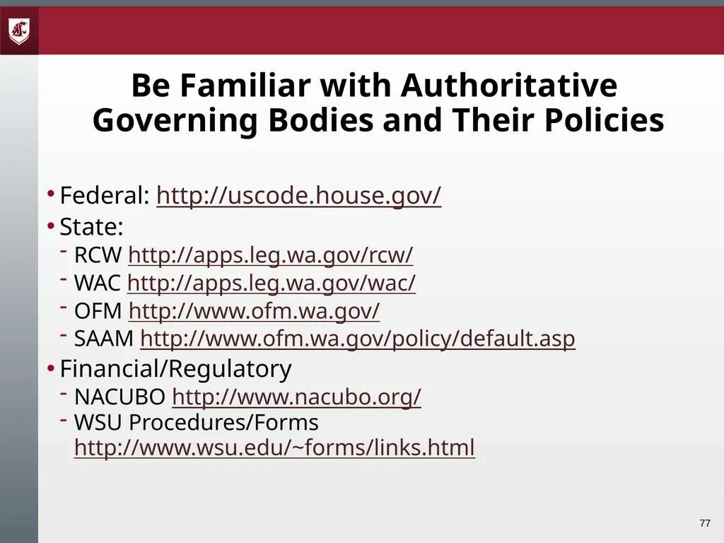 Award Administration Part Three: Audits and Audit - slide 77 of 79