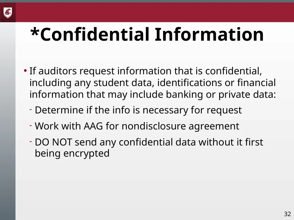 Award Administration Part Three: Audits and Audit - slide 32 of 79
