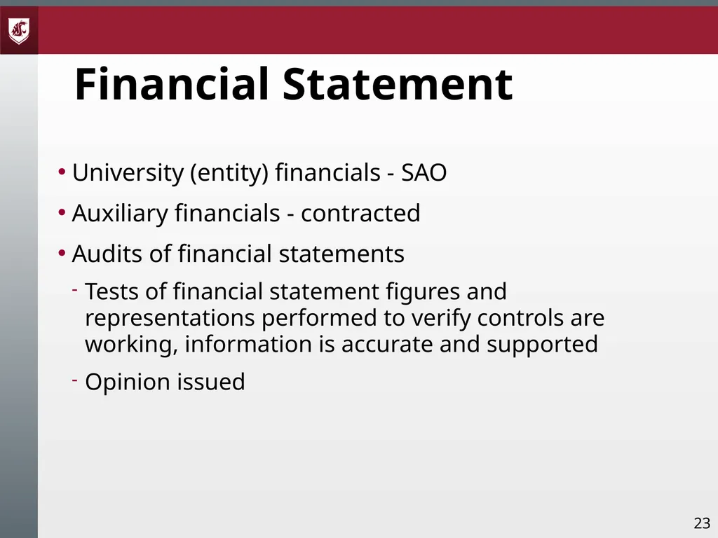 Award Administration Part Three: Audits and Audit - slide 23 of 79