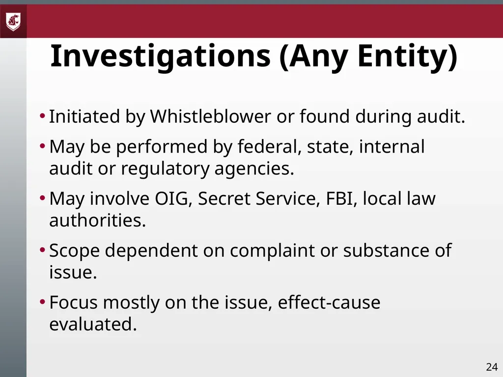 Award Administration Part Three: Audits and Audit - slide 24 of 79
