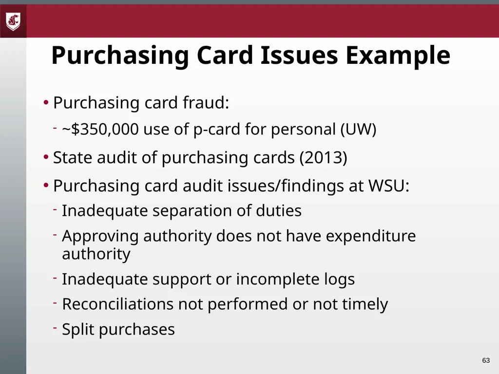 Award Administration Part Three: Audits and Audit - slide 63 of 79