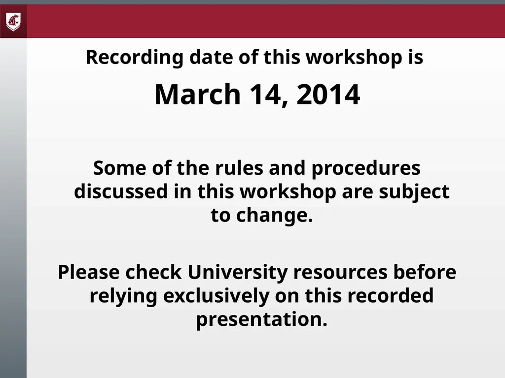 Award Administration Part Three: Audits and Audit - slide 2 of 79