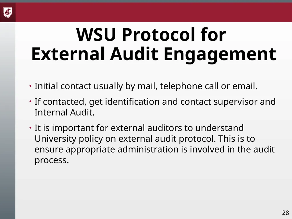 Award Administration Part Three: Audits and Audit - slide 28 of 79