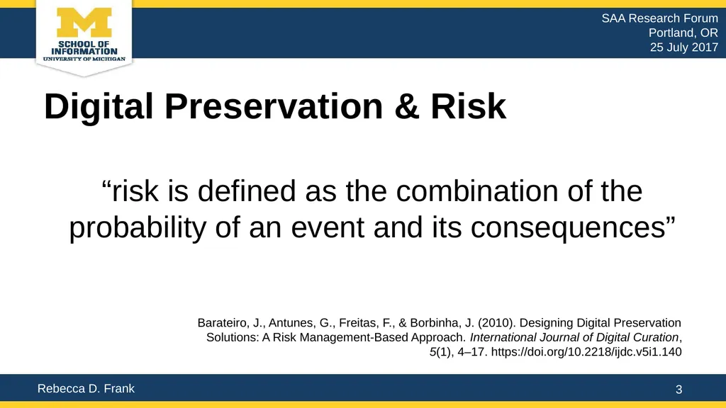 Uncertainty & Organizations: The Social - slide 3 of 20