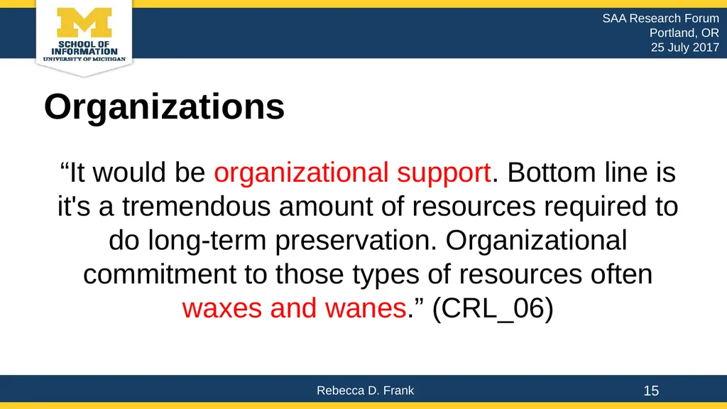 Uncertainty & Organizations: The Social - slide 15 of 20