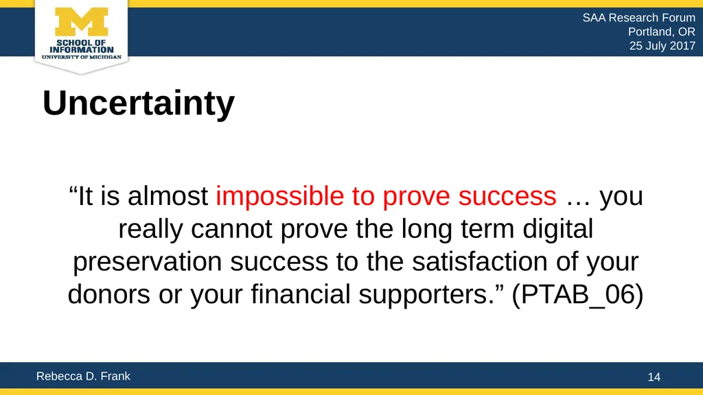 Uncertainty & Organizations: The Social - slide 14 of 20