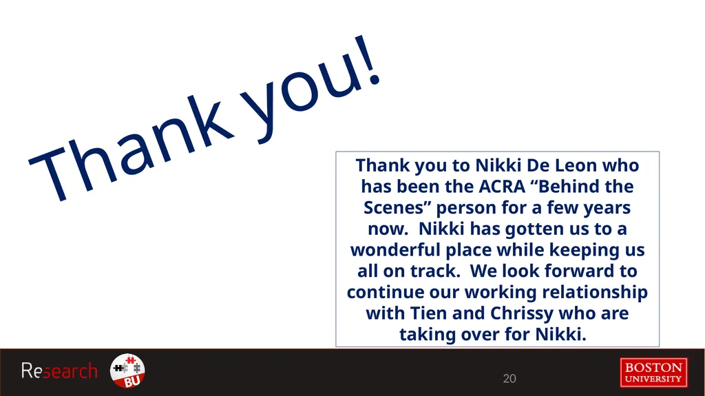 Advisory Council for Research Administration - slide 20 of 26
