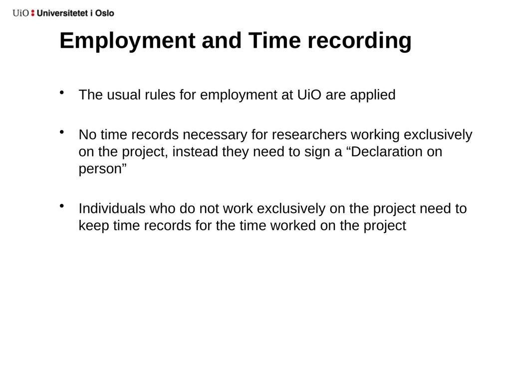 UiO EU-office 2020 Introduction to your EU-project - slide 14 of 33