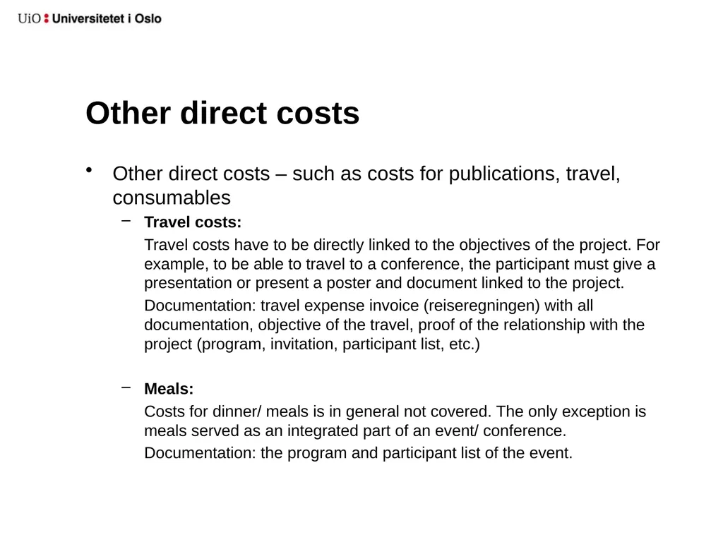 UiO EU-office 2020 Introduction to your EU-project - slide 20 of 33