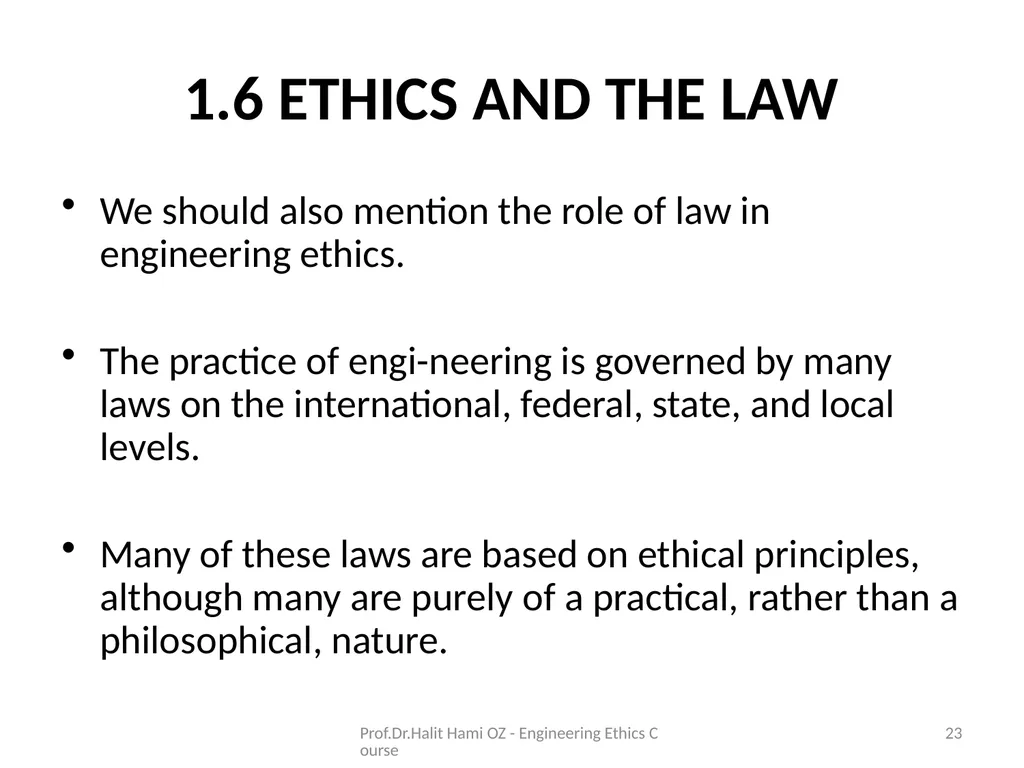 Enginering Ethics Prof.Dr.Halit Hami ÖZ Kafkas - slide 23 of 34