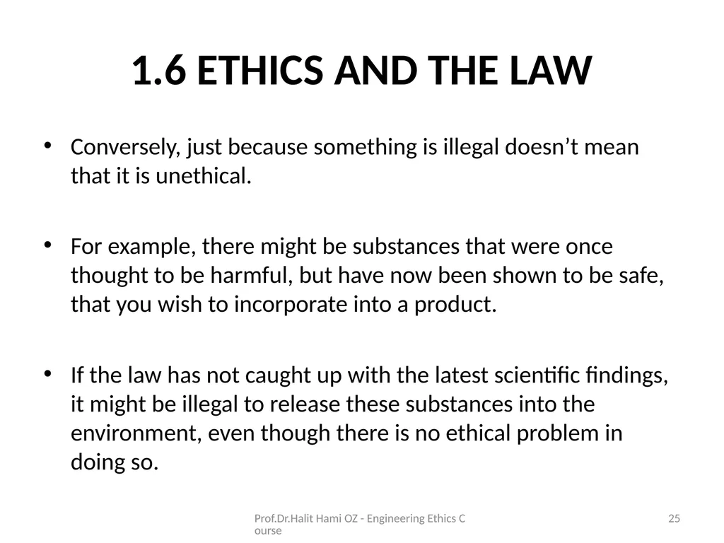 Enginering Ethics Prof.Dr.Halit Hami ÖZ Kafkas - slide 25 of 34