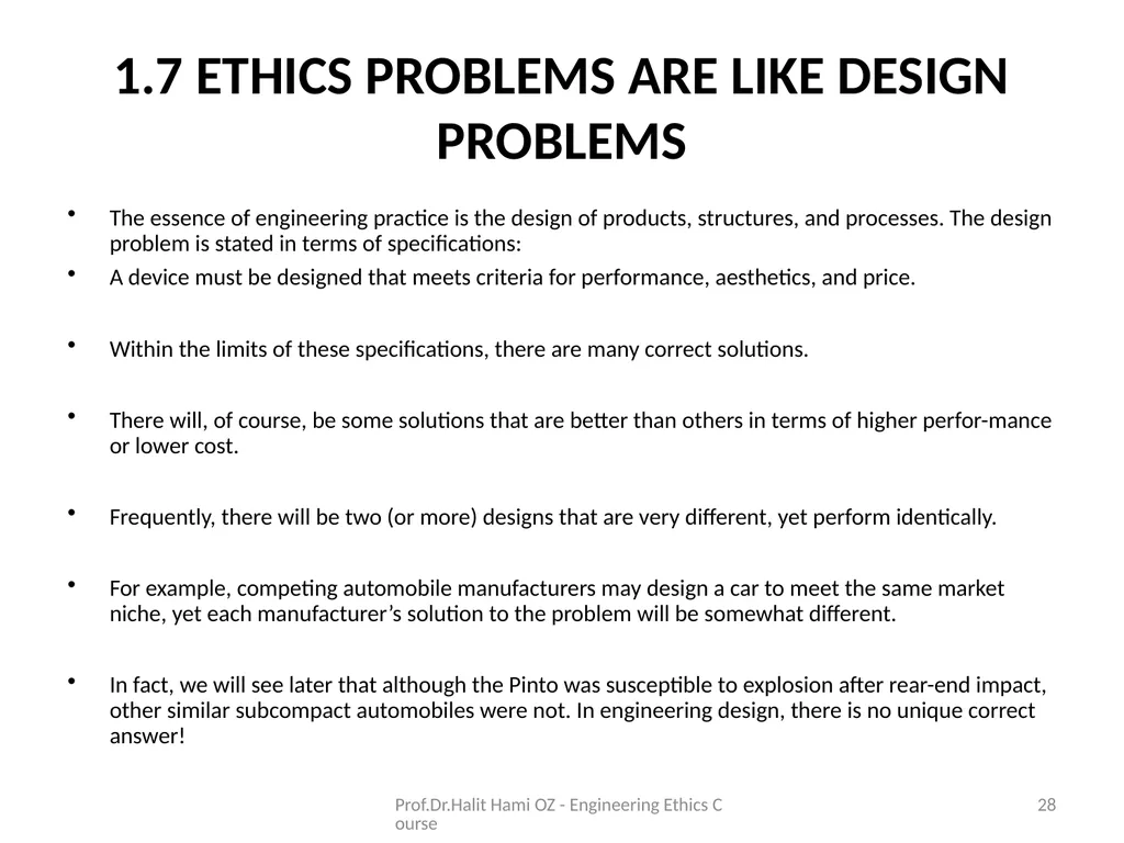 Enginering Ethics Prof.Dr.Halit Hami ÖZ Kafkas - slide 28 of 34