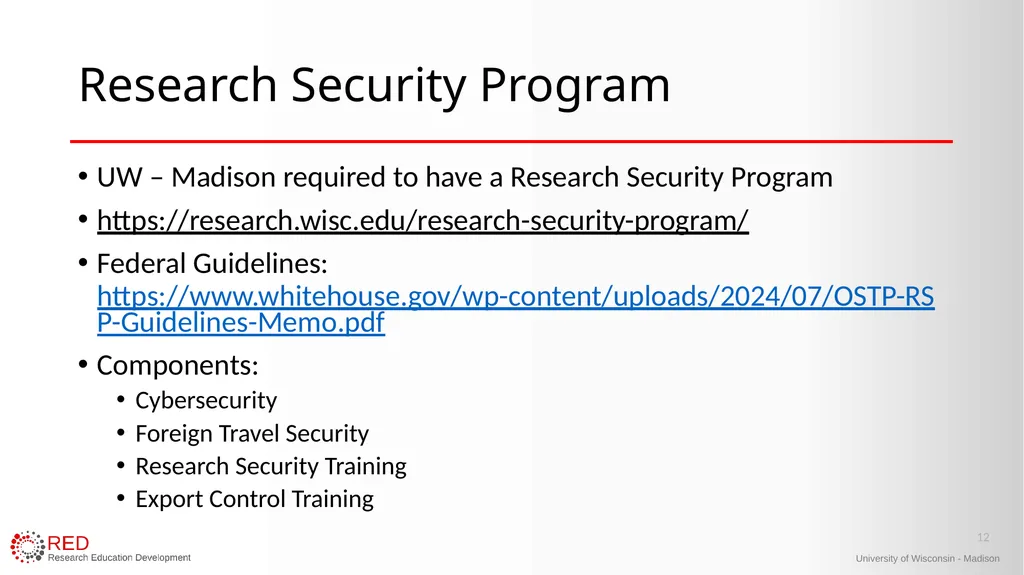 1 Research Administration Hot Topics Mark Sweet, - slide 12 of 34