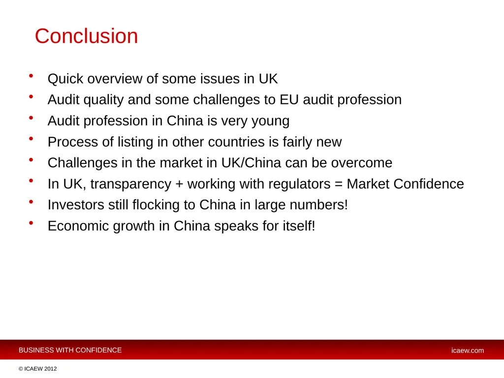 Michael Izza Chief Executive ICAEW Cross Border - slide 16 of 17