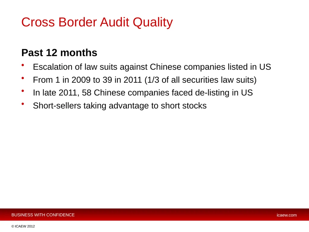 Michael Izza Chief Executive ICAEW Cross Border - slide 3 of 17