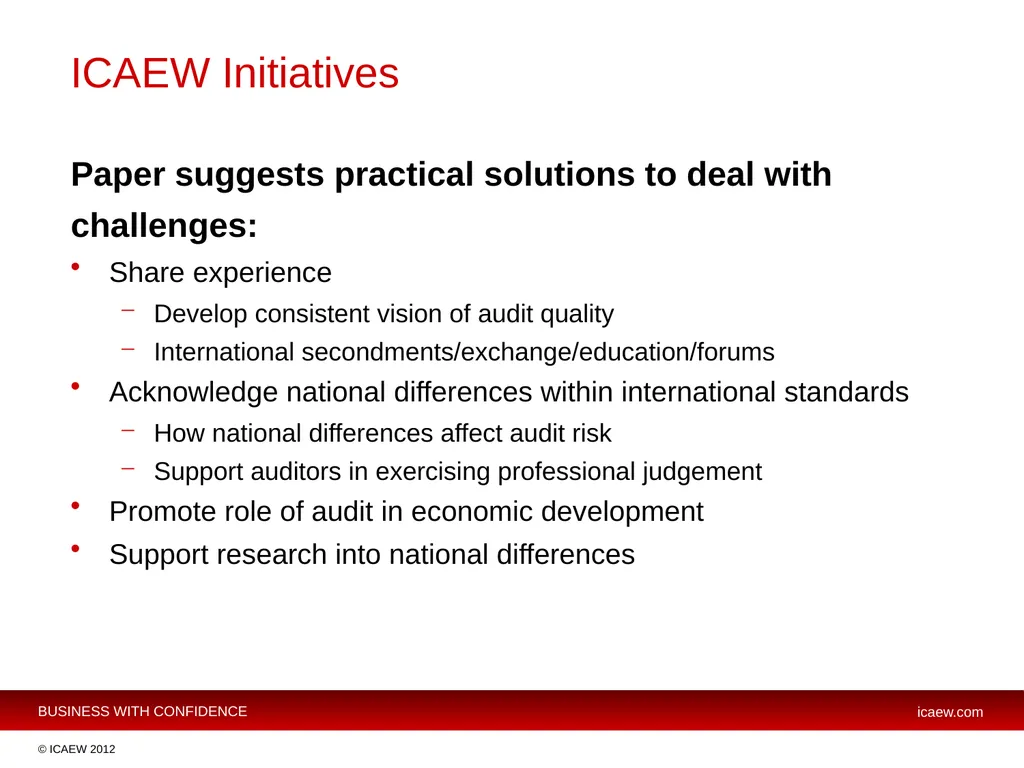 Michael Izza Chief Executive ICAEW Cross Border - slide 11 of 17