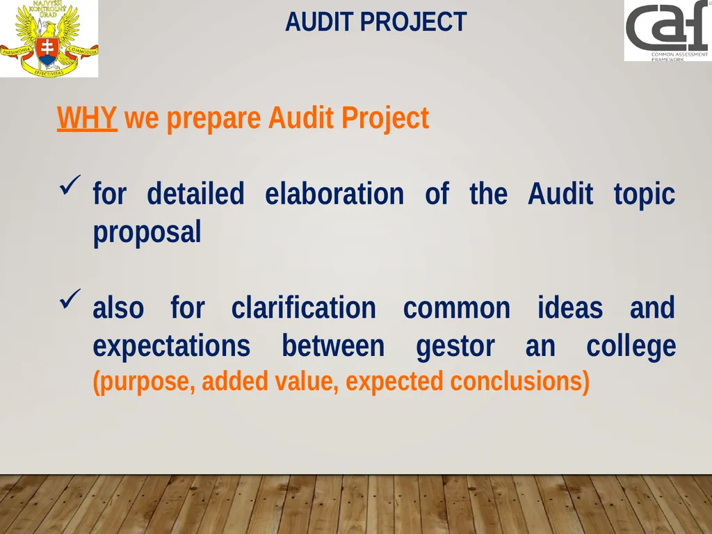 Planning process and quality assurance Lubica - slide 11 of 28
