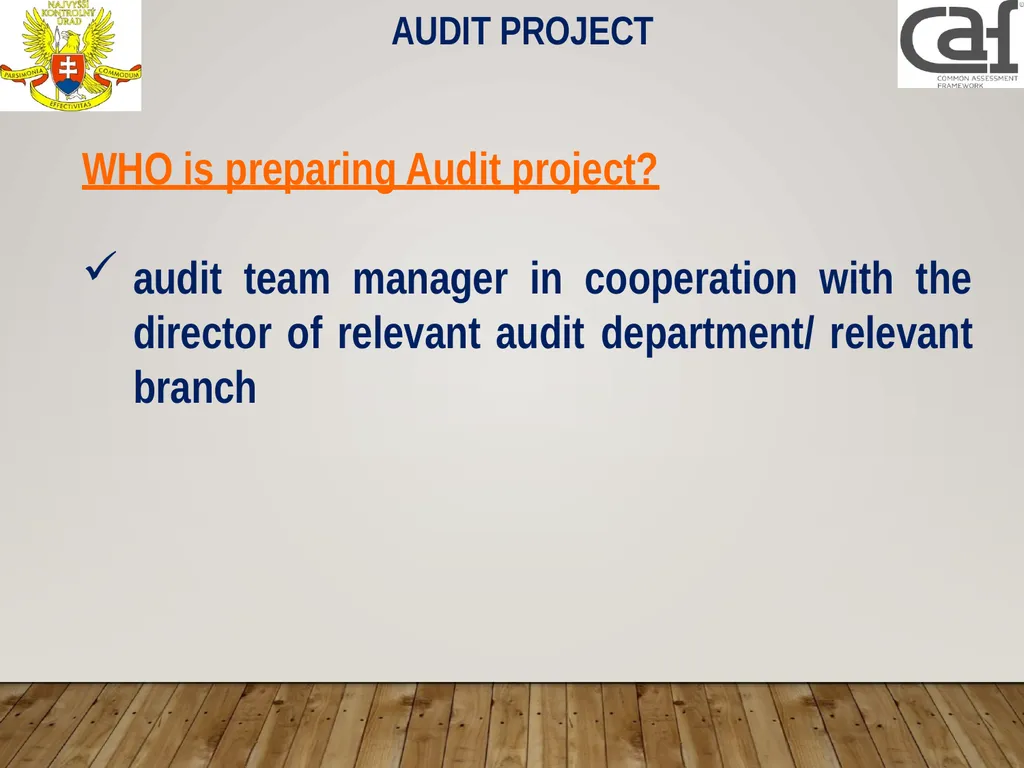 Planning process and quality assurance Lubica - slide 13 of 28