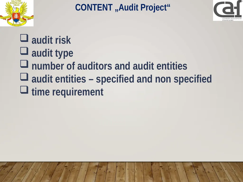 Planning process and quality assurance Lubica - slide 17 of 28