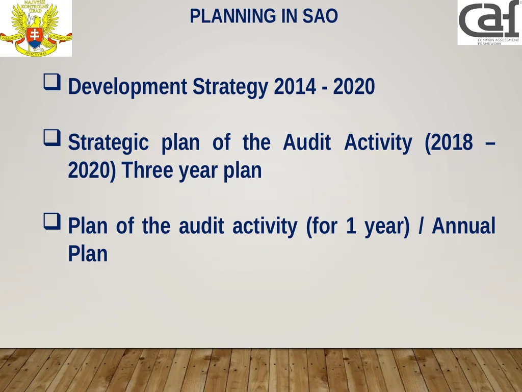 Planning process and quality assurance Lubica - slide 3 of 28