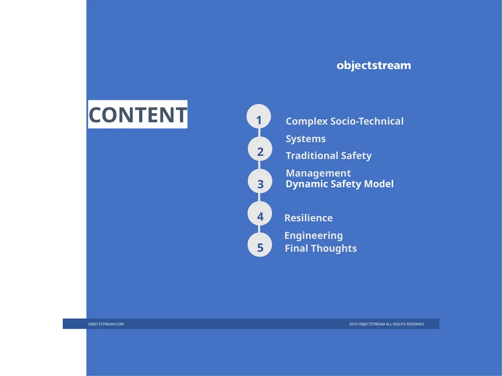 RESILIENCE ENGINEERING Managing Safety in the 21st - slide 2 of 10