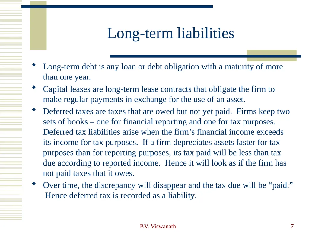Introduction to Financial Statement Analysis P.V. - slide 7 of 58