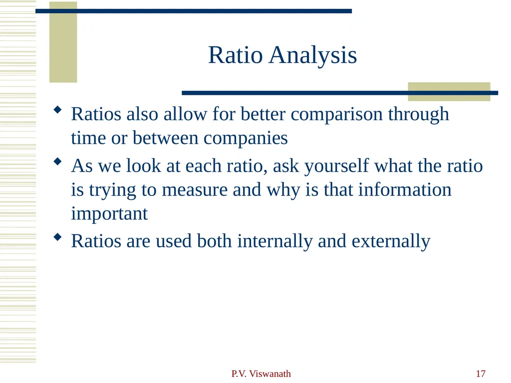 Introduction to Financial Statement Analysis P.V. - slide 17 of 58