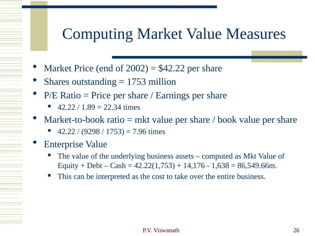 Introduction to Financial Statement Analysis P.V. - slide 26 of 58