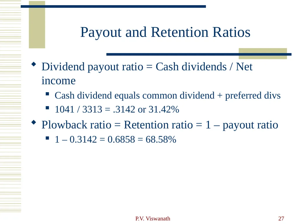 Introduction to Financial Statement Analysis P.V. - slide 27 of 58
