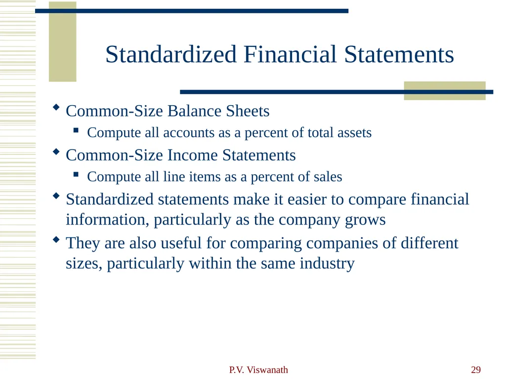 Introduction to Financial Statement Analysis P.V. - slide 29 of 58