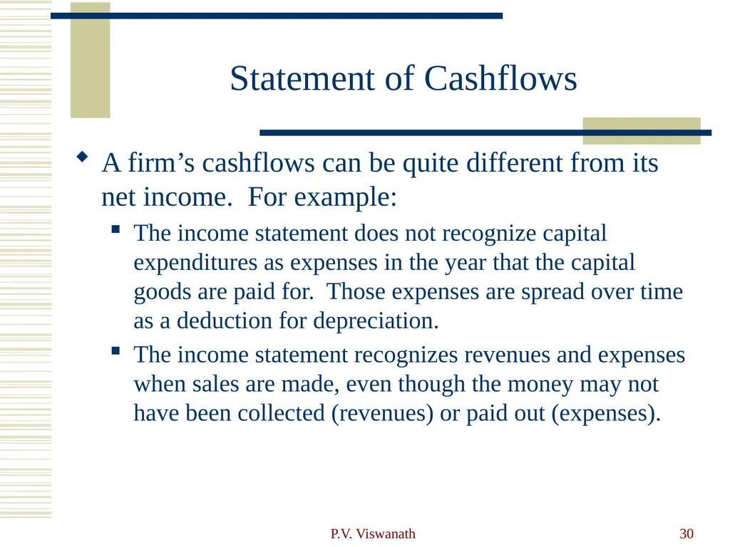 Introduction to Financial Statement Analysis P.V. - slide 30 of 58