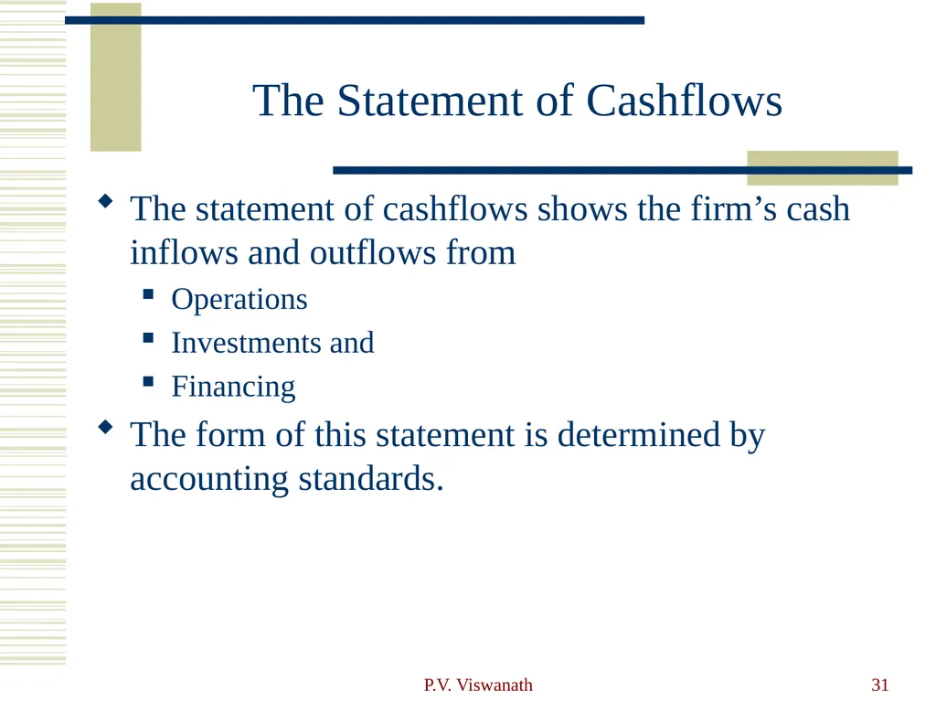 Introduction to Financial Statement Analysis P.V. - slide 31 of 58
