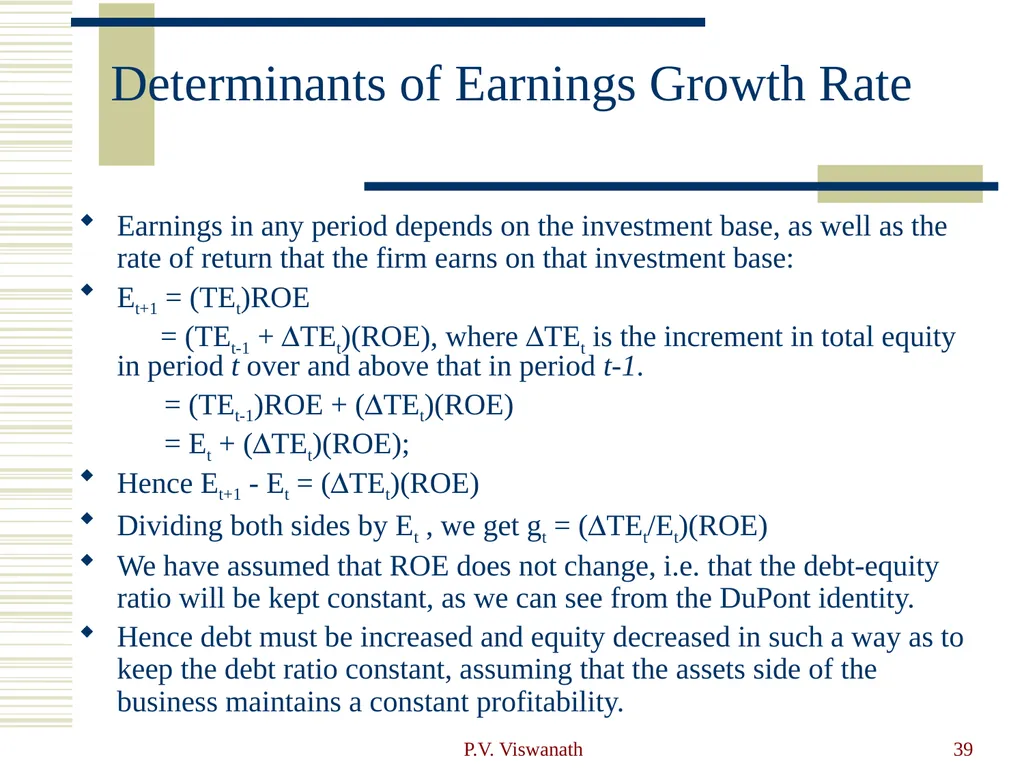 Introduction to Financial Statement Analysis P.V. - slide 39 of 58