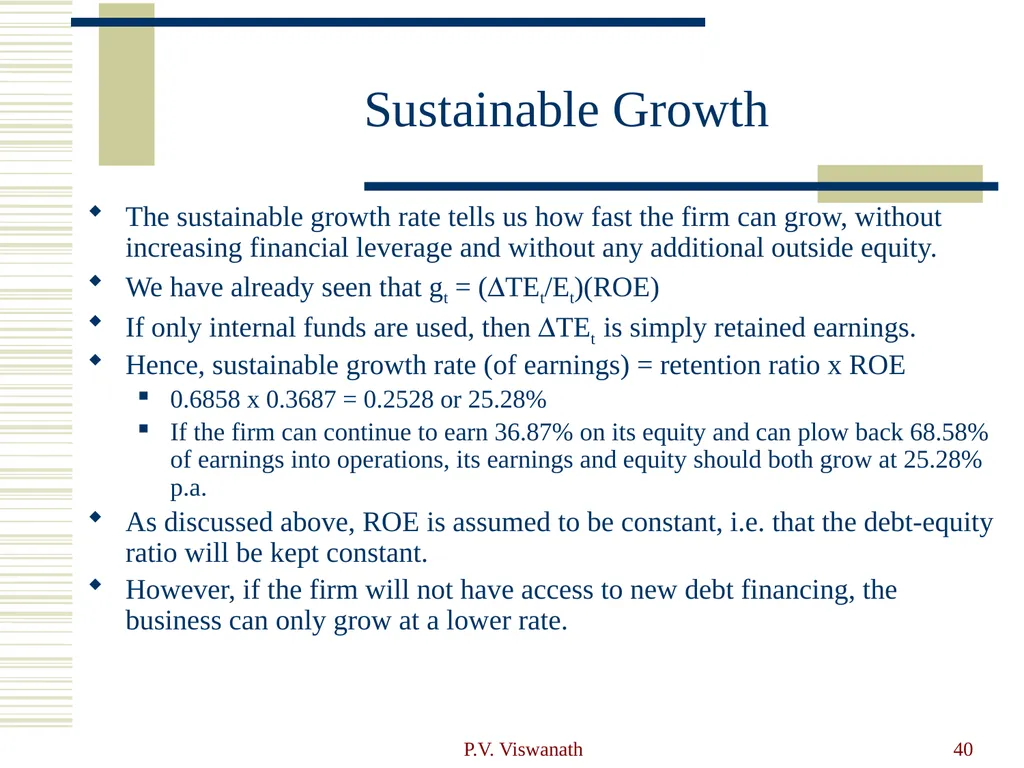 Introduction to Financial Statement Analysis P.V. - slide 40 of 58