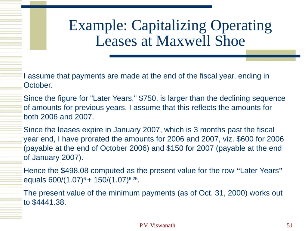 Introduction to Financial Statement Analysis P.V. - slide 51 of 58