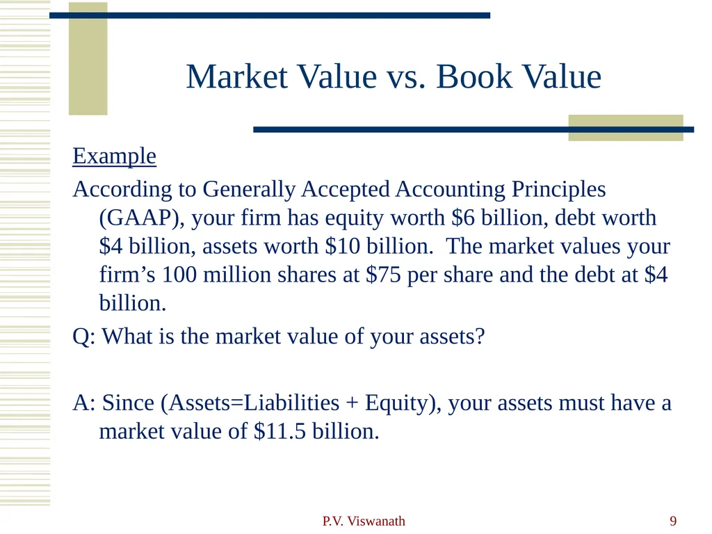Introduction to Financial Statement Analysis P.V. - slide 9 of 58