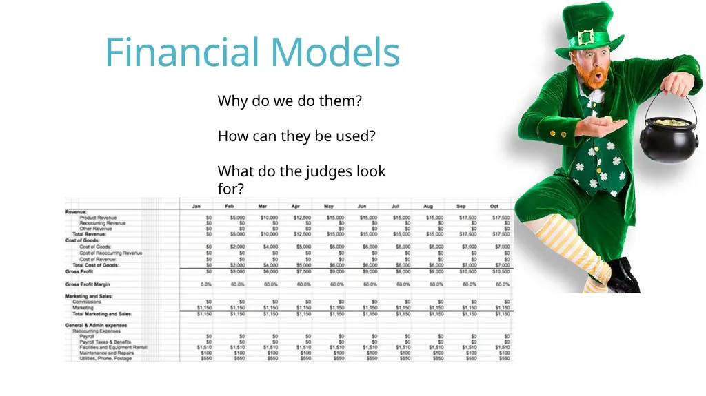 Building Financial Models Vivian Quinn & Richard - slide 5 of 13