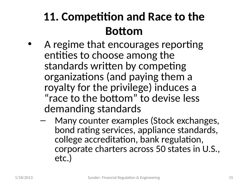 Financial Regulation in a World of Financial - slide 15 of 65