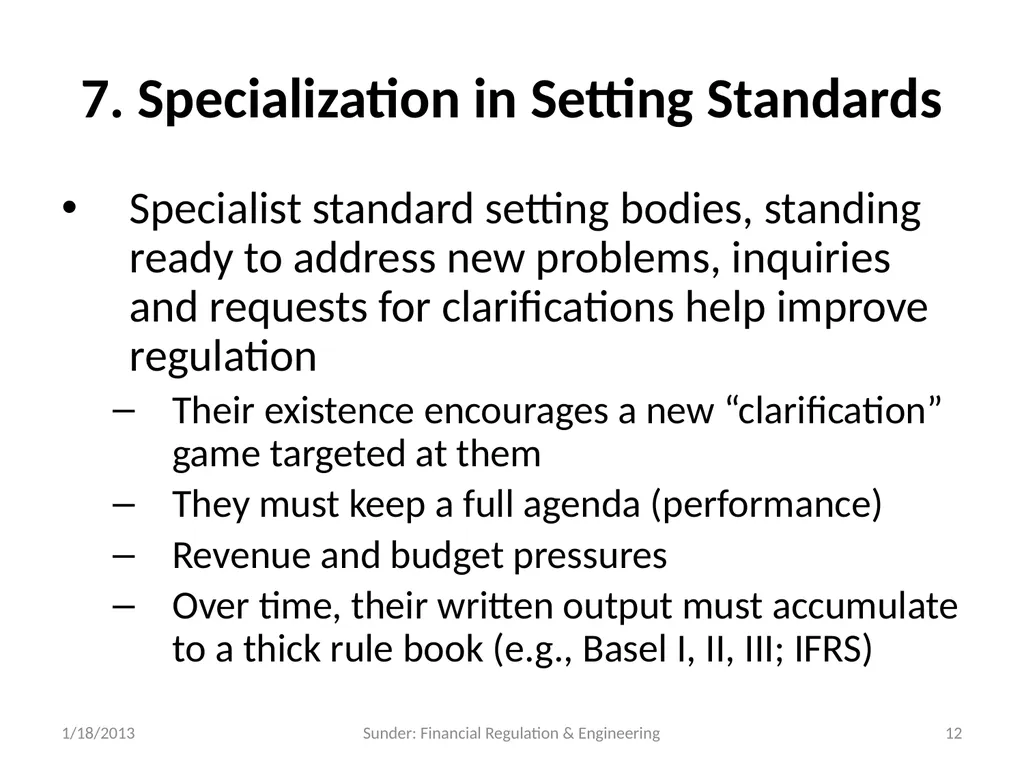Financial Regulation in a World of Financial - slide 12 of 65