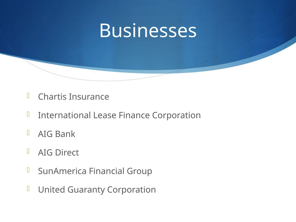 American International Group Tom Olson Tommy Yip - slide 20 of 102