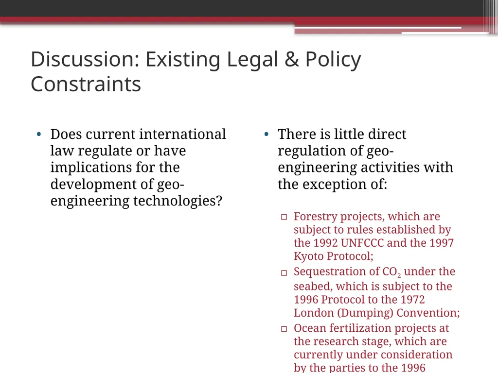 Scientific, Technical and Geopolitical Aspects of - slide 4 of 15