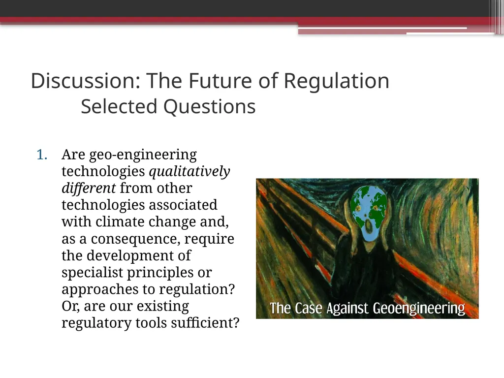 Scientific, Technical and Geopolitical Aspects of - slide 6 of 15