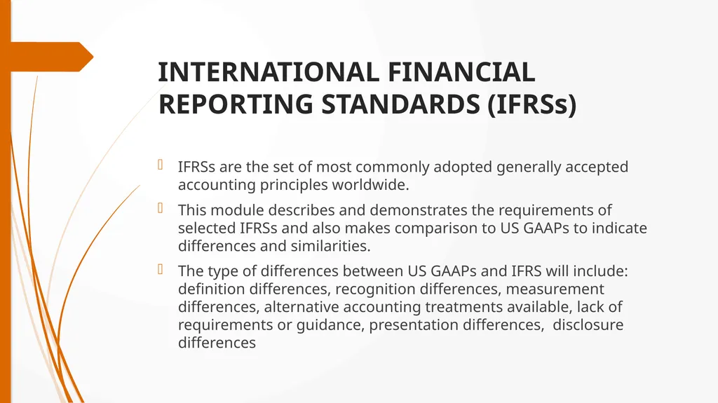 PGDBFS 103 International Financial Accounting and - slide 2 of 40